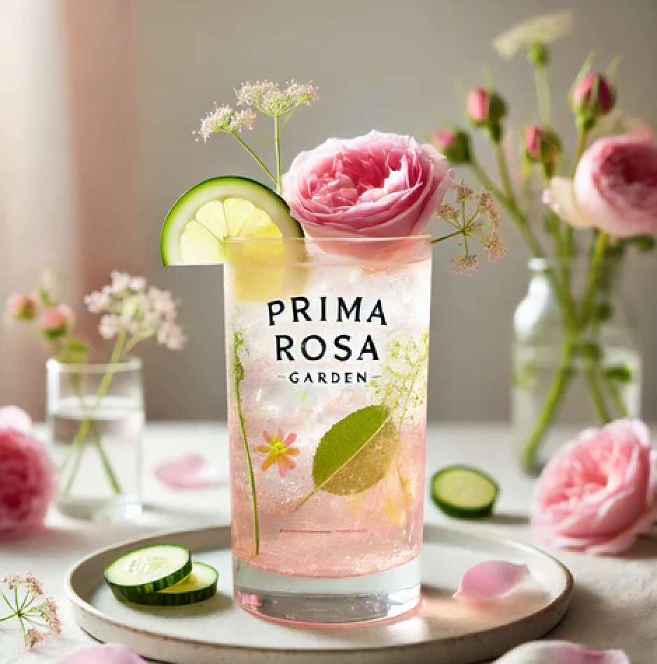 Prima Rosa Ig Prima Rosa Garden – Cóctel Floral y Refrescante de Ginebra – Destilería ...